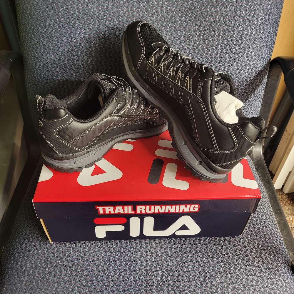 Fila Black and Gray Women's Athletic Shoes